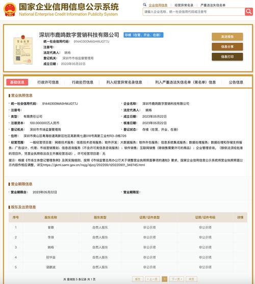 深圳市鹿鸣数字营销科技